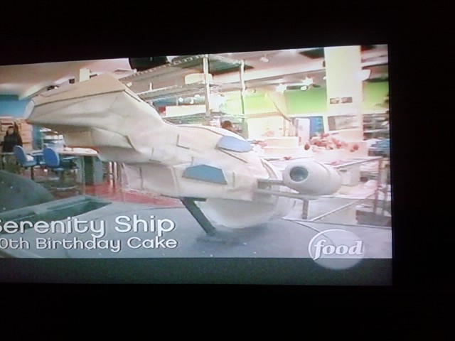 The Serenity cake from Ace of Cakes