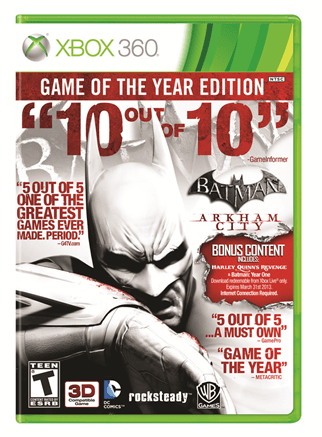 "Arkham City" Game of the Year edition