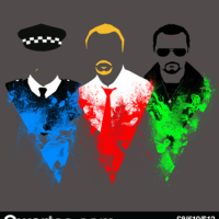 Three Flavours Cornetto at qwertee.com