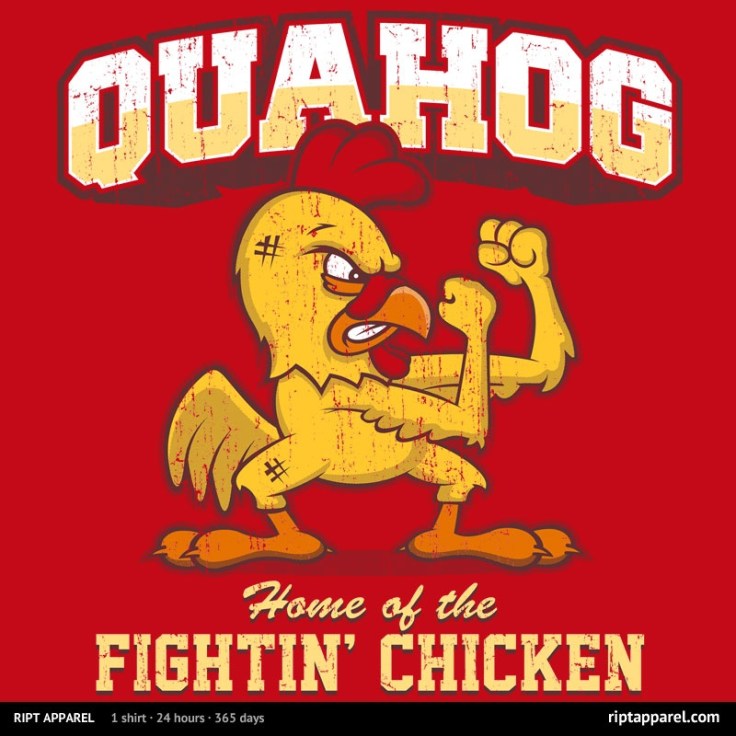 Quahog Fightin' Chicken at riptapparel.com