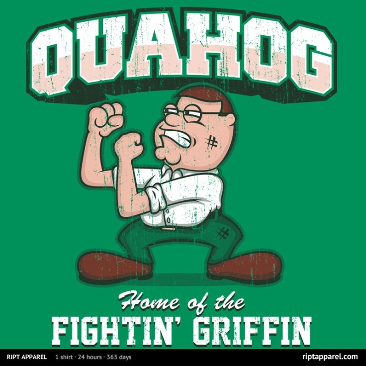 Quahog Fightin' Griffin' at riptapparel.com