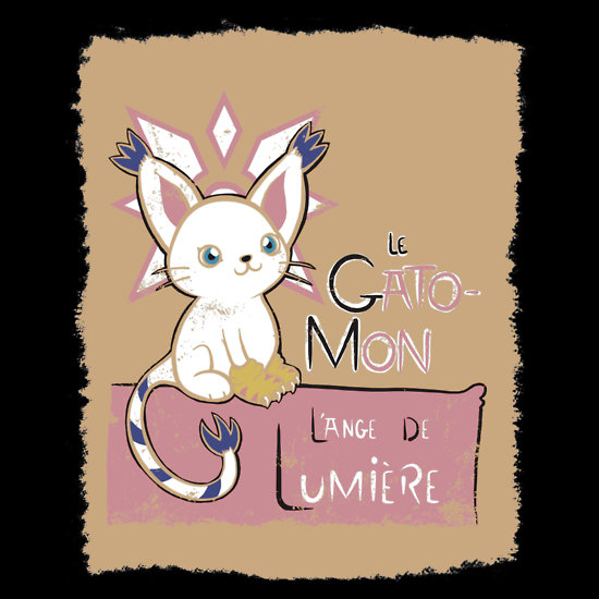Le Gatomon Lange de Lumiere at shirtpunch.com