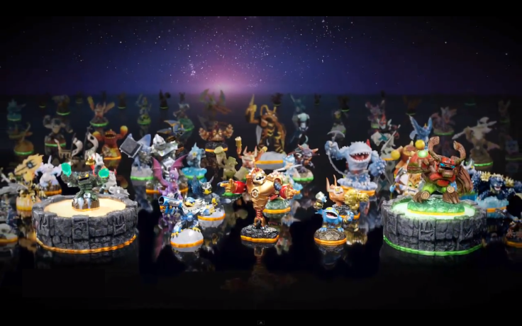 "Skylanders: Giants" collectible figures/game pieces.