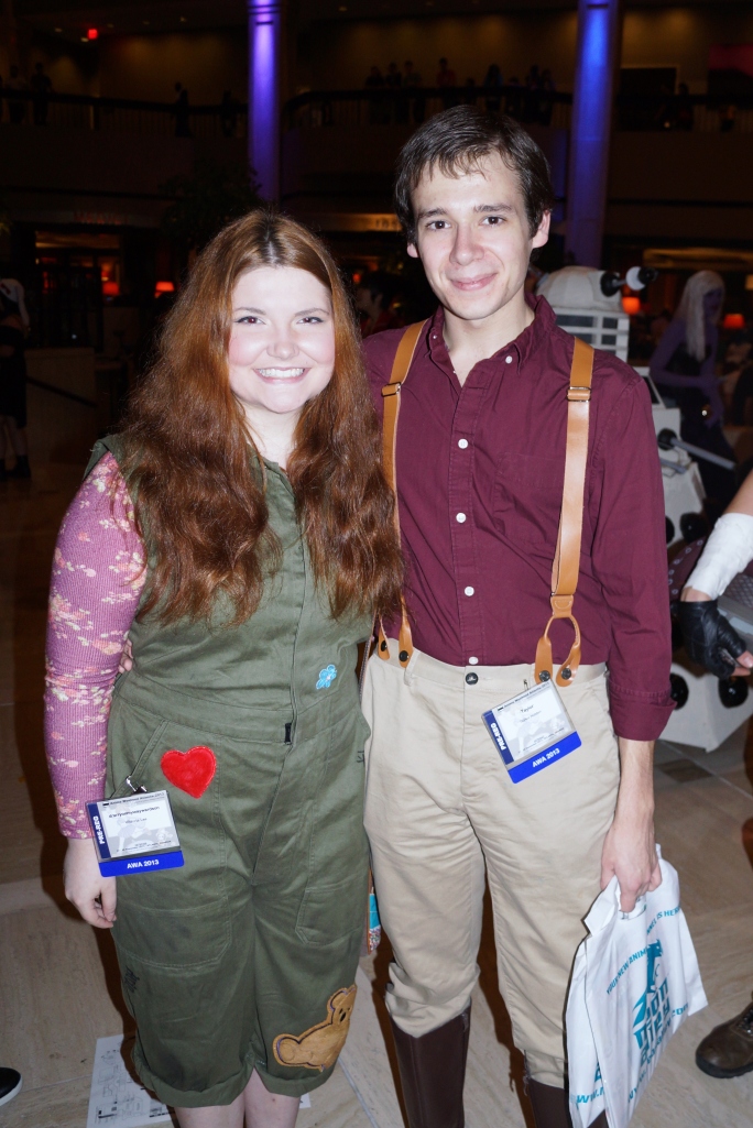 We didn't see a Simon & Kaylee, but we did see an adorable Kaylee with a Captain Mal!