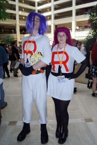 Prepare for trouble! Make it double! & Meowth.