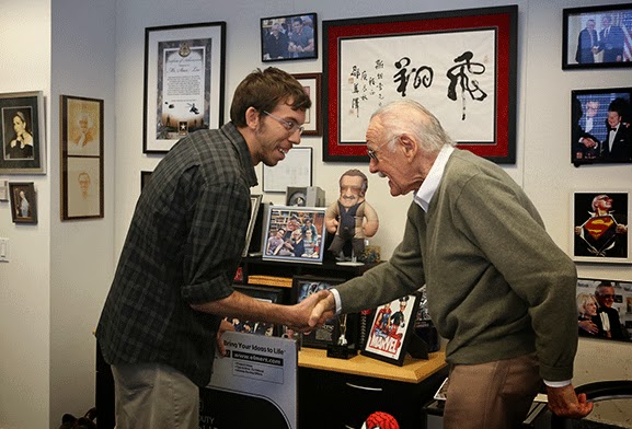 Andrew meets Stan Lee