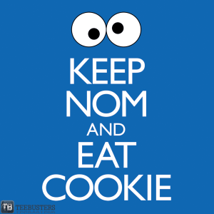 Keep Nom and Eat Cookie at teebusters.com