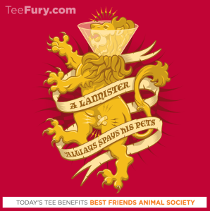A Lannister Always... at teefury.com