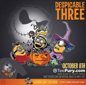 Despicable Three at teefury.com