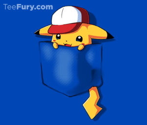 Pocket Monster 4 at teefury.com