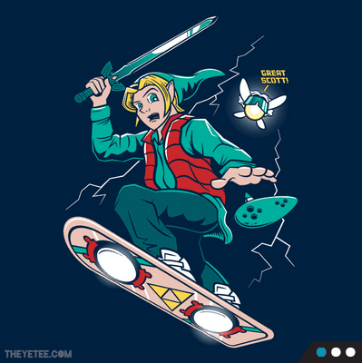 A Link to the Future at theyetee.com