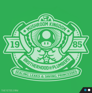 Green Plumber Bro at theyetee.com