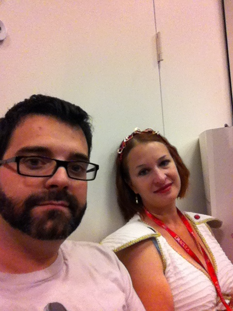 Barely awake, but we made it home.