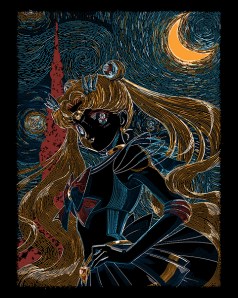 Usagi and the Starry Night at shirtpunch.com