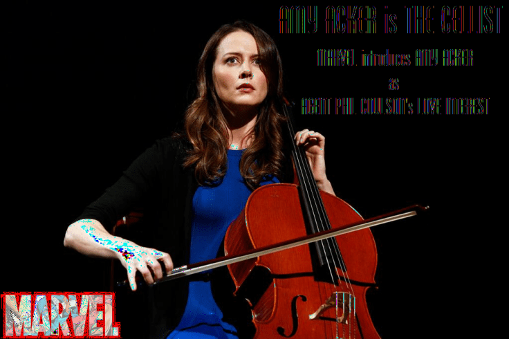 AMY ACKER AS THE CELLIST IN MARVEL'S AGENTS OF SHIELD