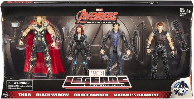 MARVEL Legends Infinite Series AVENGERS AGE OF ULTRON Thor BlackWidow BruceBanner Hawkeye