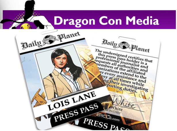 dragon con media daily planet lois lane press pass